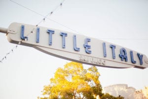 Little Italy San Diego sign