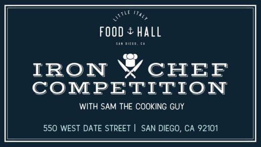 Iron chef competition graphic